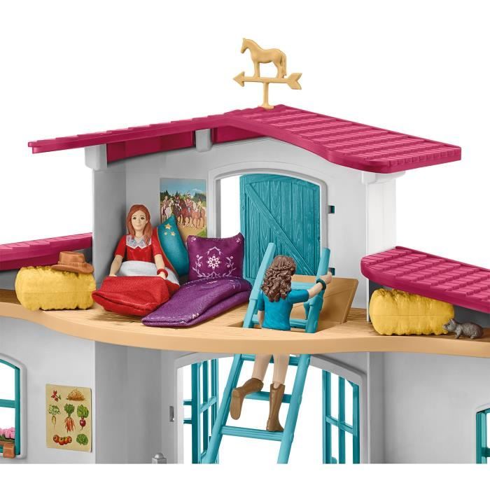 Centre équestre modulable de Lakeside pour chevaux coffret figurines avec 115 éléments Schleich 42567 Horse Club