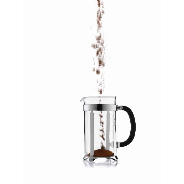 CHAMBORD - Cafetiere a piston BODUM , 12 tasses, 1.5 l, acier inox - Paloma Tech