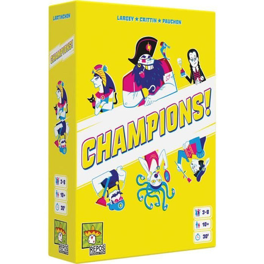 Champions! - Asmodee - Jeu d’ambiance - Des 10 ans