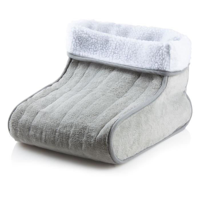 Chauffe-pieds DOMO - Chanceliere - Gris - 3 niveaux de chaleur - Super doux - Paloma Tech