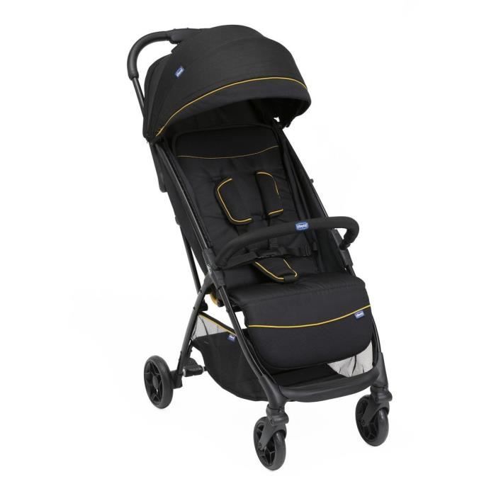 CHICCO Poussette Glee Unven - 4 roues - Noir