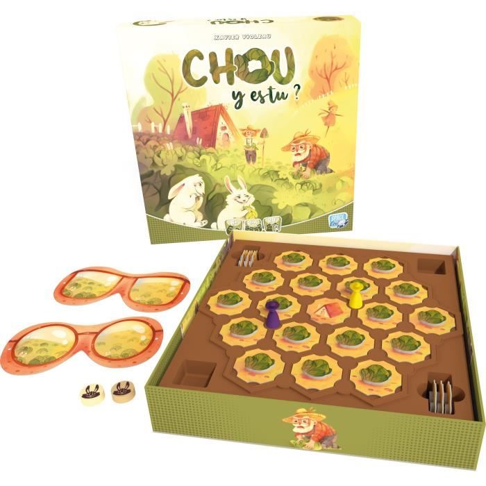 Chou y es tu - Asmodee - Jeu simple d’observation et de strategie - Des 6 ans