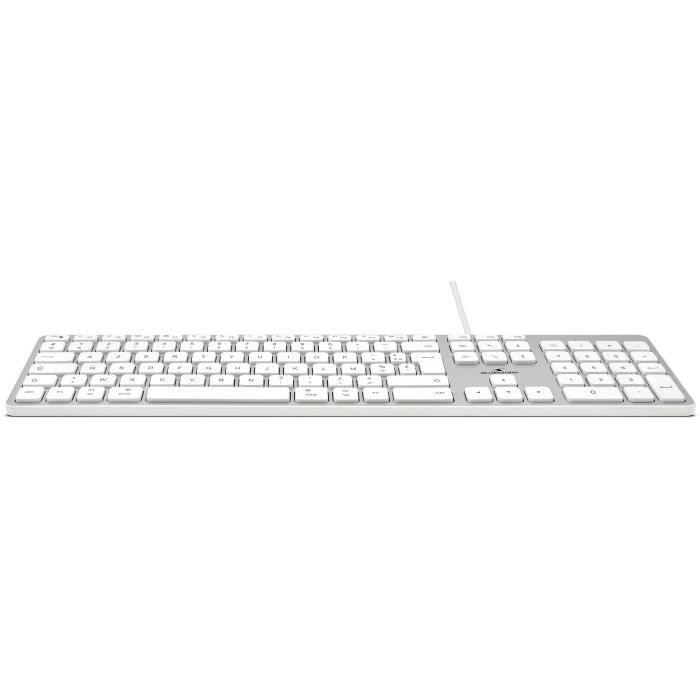 Clavier Filaire - BLUESTORK - KB Mac - Compatible Mac - Blanc - Paloma Tech