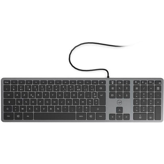 MOBILITY LAB Clavier filaire Slim finition métal - Space Grey - AZERTY - Paloma Tech