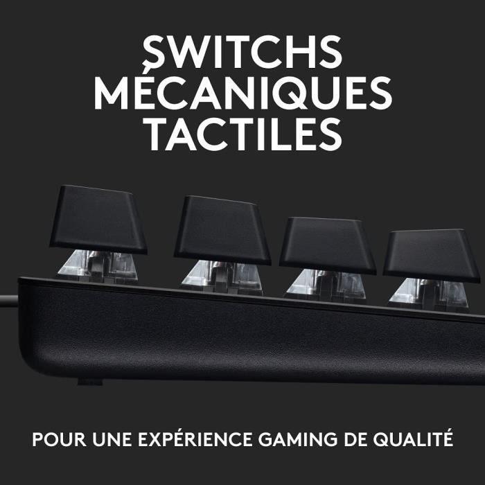 Clavier gamer - Filaire - Logitech G - G413 SE - Grande taille - Mécanique - AZERTY - Noir - Paloma Tech