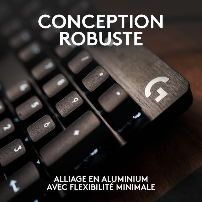 Clavier gamer - Filaire - Logitech G - G413 TKL SE - Rétroéclairé - AZERTY - Noir - Paloma Tech