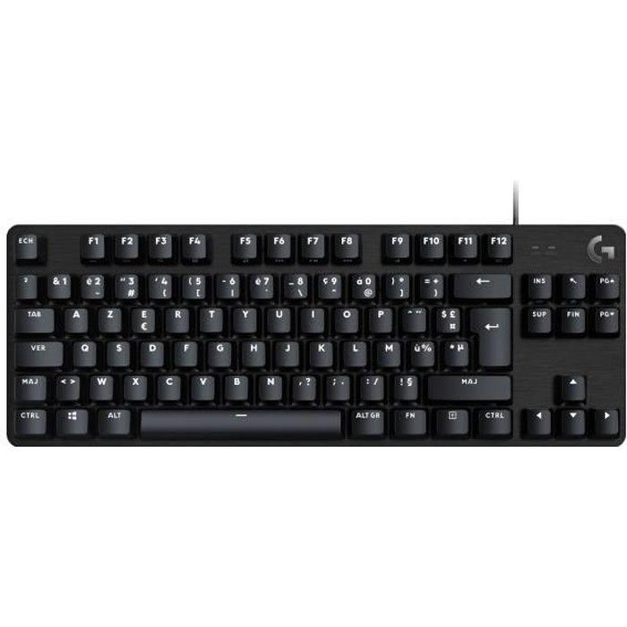 Clavier gamer - Filaire - Logitech G - G413 TKL SE - Rétroéclairé - AZERTY - Noir - Paloma Tech