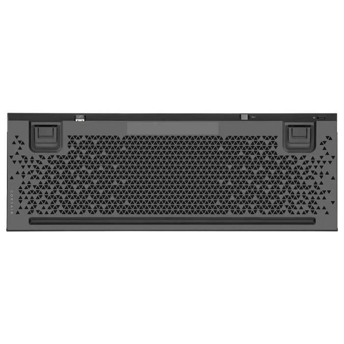 Clavier Gaming Mécanique Ultrafin - AZERTY - CORSAIR - K100 AIR WIRELESS - Rétroéclairage LED RGB - Noir (CH-913A01U-FR) - Paloma Tech