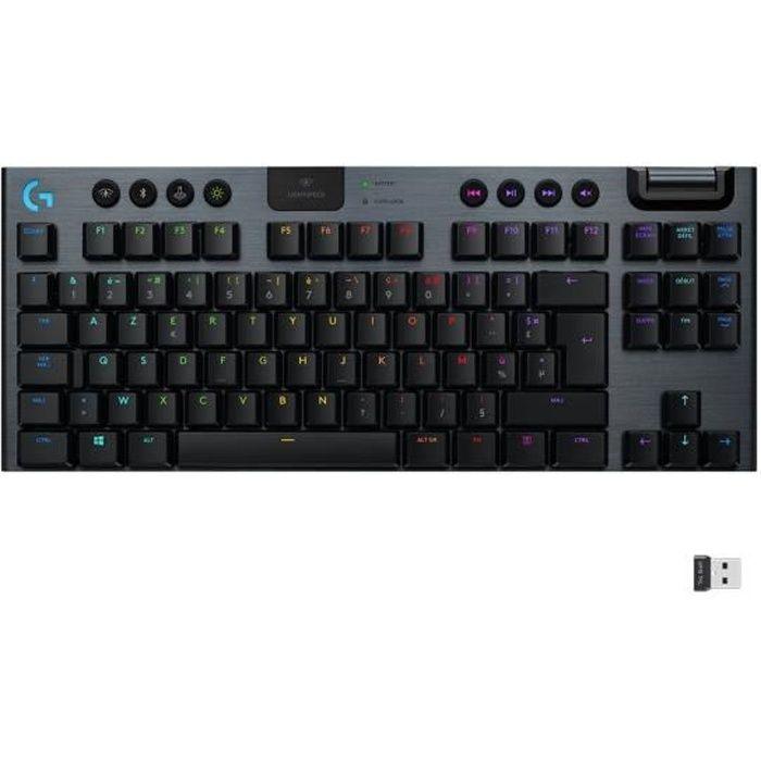 Clavier Logitech Clavier gaming mécanique RVB sans fil LIGHTSPEED G915 TKL - Paloma Tech