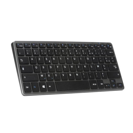 Clavier Sans Fil - BLUESTORK - MINI R - Compact - Rechargeable - Gris/Noir - Paloma Tech