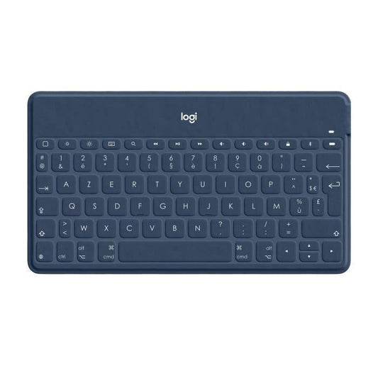 Clavier Sans Fil - LOGITECH - Keys-To-Go - AZERTY - Bluetooth - 180g - Bleu - Paloma Tech