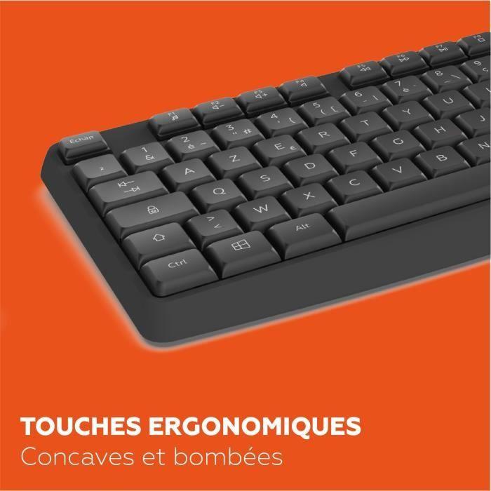 Clavier sans fil - MOBILITY LAB - Deluxe - AZERTY - Noir - Paloma Tech