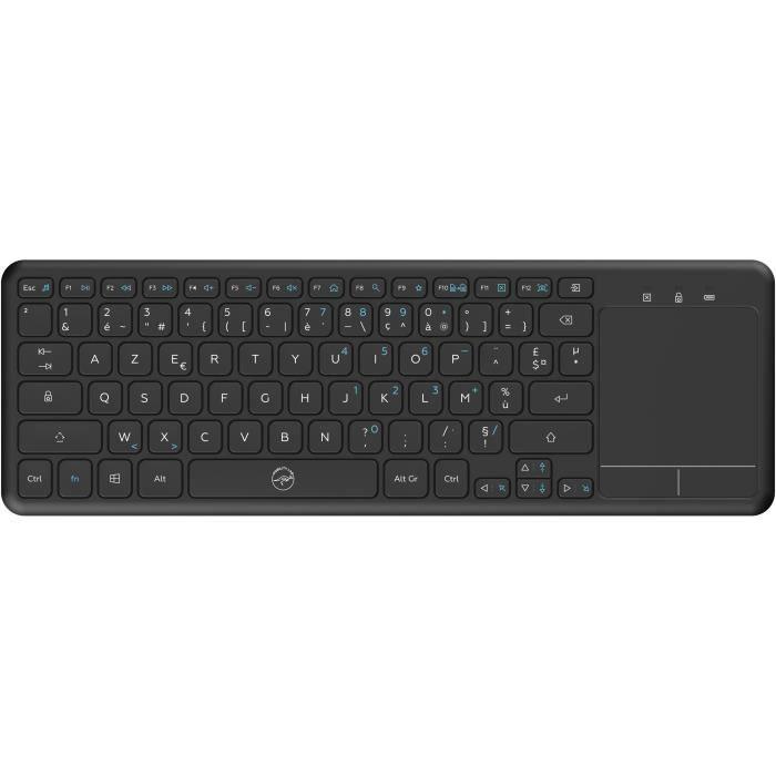 Clavier sans fil pour smart Tv - MOBILITY - Noir - Azerty - Paloma Tech