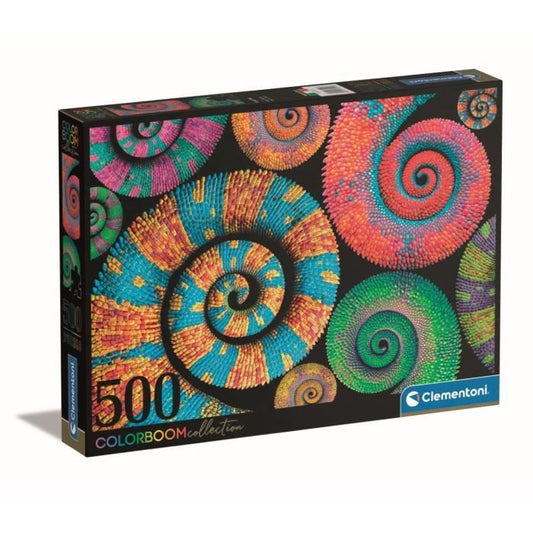 Clementoni - 500p Colorboom Curly - 49 x 36 cm