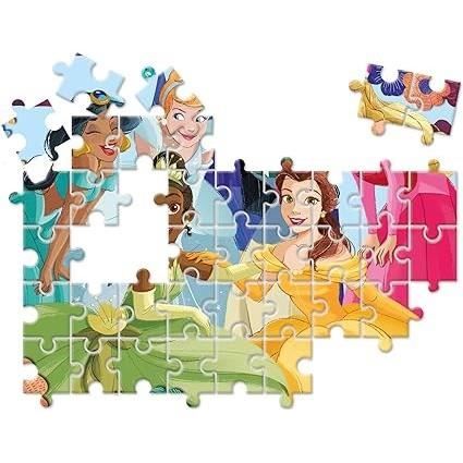 Clementoni - Edukit - Disney Princesses - Coffret apprentissage 4 en 1 - 2 puzzles 1 mémo 1 jeu de 6 cubes - Fabriqué