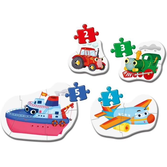 Clementoni - My First Puzzles - Moyens de transport