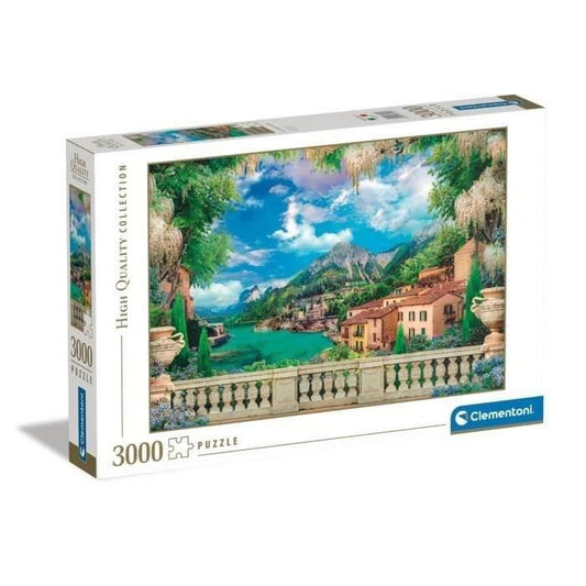 Clementoni - Puzzle 3000 pieces - Lush Terrace on Lake