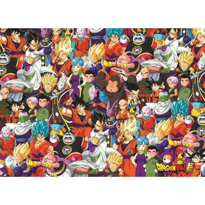 Clementoni - Puzzle Dragon Ball - 1000 pieces - Dessins animés et BD - 12 ans et plus - Fabriqué en Italie