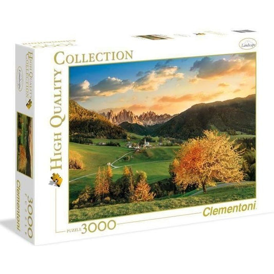 Clementoni - Puzzle Les Alpes - 3000 pieces - Paysage et nature - Mixte - Fabriqué en Italie