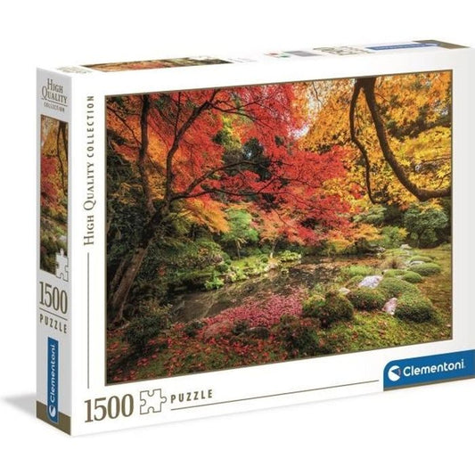 Clementoni - Puzzle paysage et nature - Autumn Park - 1500 pieces - Dimensions 59,2 x 84,3 cm - Fabriqué en Italie