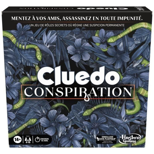 Cluedo Conspiration jeu de société 4 a 10 joueurs a partir de 14 ans