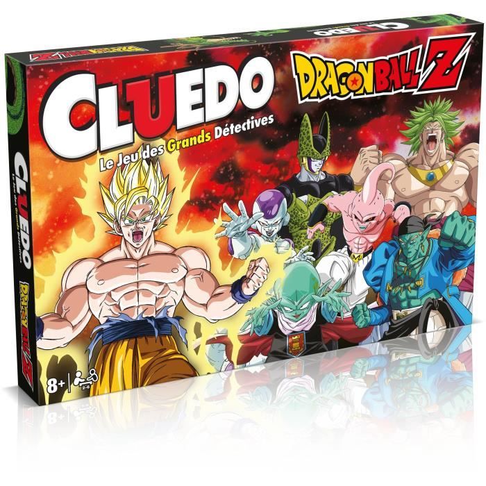 Cluedo - CLUEDO - Dragon Ball Z - Jeu d’ambiance - 2 joueurs ou plus - 8 ans