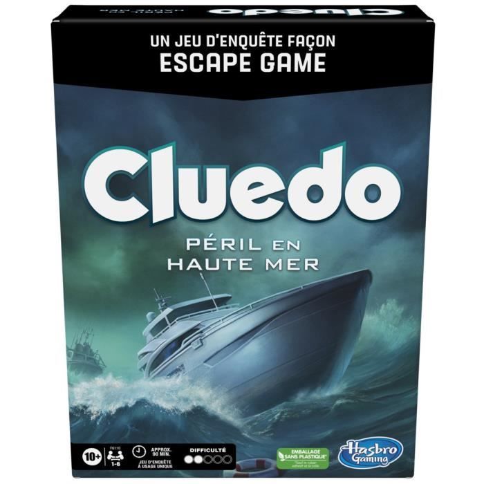 Cluedo Escape: Péril en haute-mer - Jeu de société stratégie