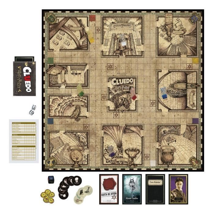 Cluedo Harry Potter Jeu de Plateau 5 joueurs Des 8 ans Hasbro Gaming: édition Wizarding World