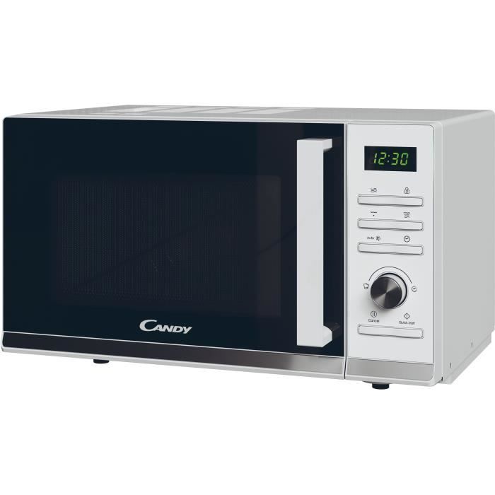 CMGA23TNDW Micro-ondes Gril CANDY Moderna - 23L - MO : 700W - Gril : 1000W - UI digitale Fonction Décongélation poids - Paloma Tech