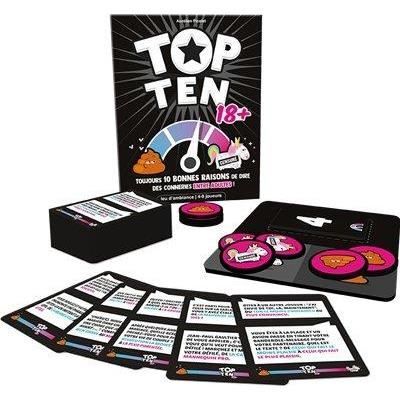 Cocktail Games | Top Ten 18 + | Jeu de société | a partir de 14 ans | 4 a 9 joueurs | 30 minutes