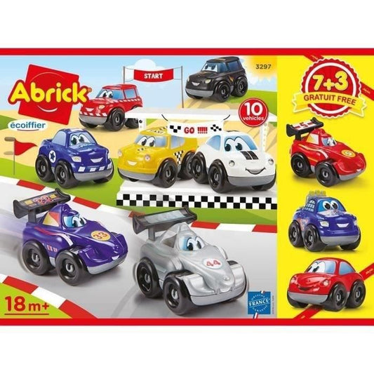 Coffret 10 vehicules Fast Car ECOIFFIER