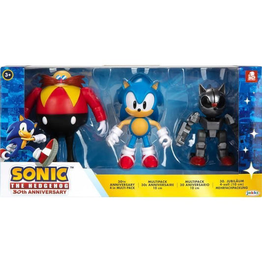 Coffret 3 figurines SONIC - 10 cm - JAKKS