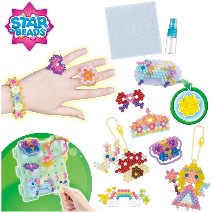 Coffret AQUABEADS - Mes accessoires féériques a créer - 820 perles - Enfant Fille - Des 4 ans