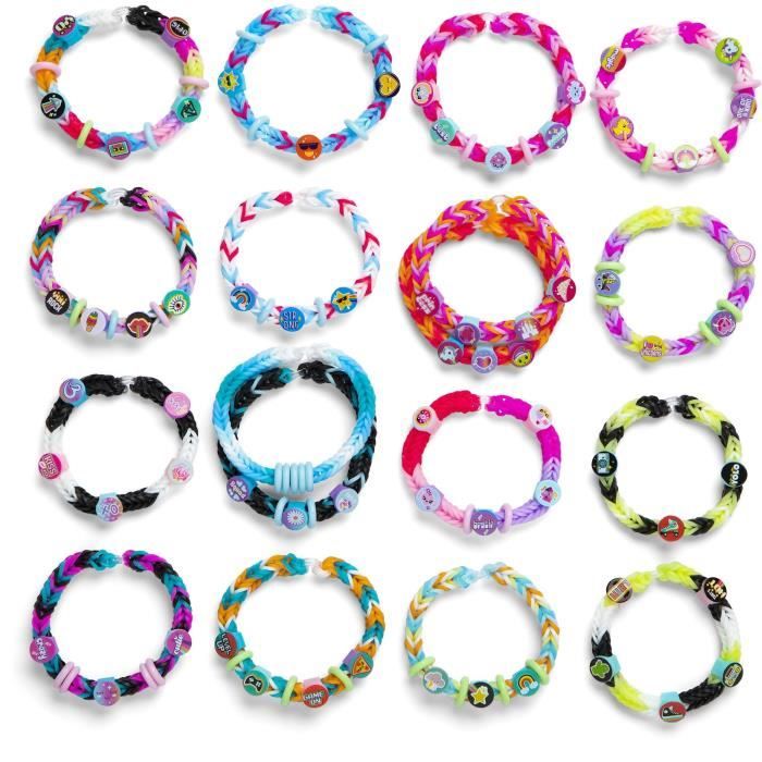 Coffret - BANDAI - Rainbow Loom Beadmoji Deluxe - CD0124 pour faire une multitude de bracelet Rainbow Loom