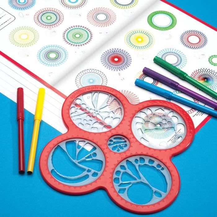 Coffret Cyclex - SPIROGRAPH - Création de spirales a l’infini avec les roues rotatives!