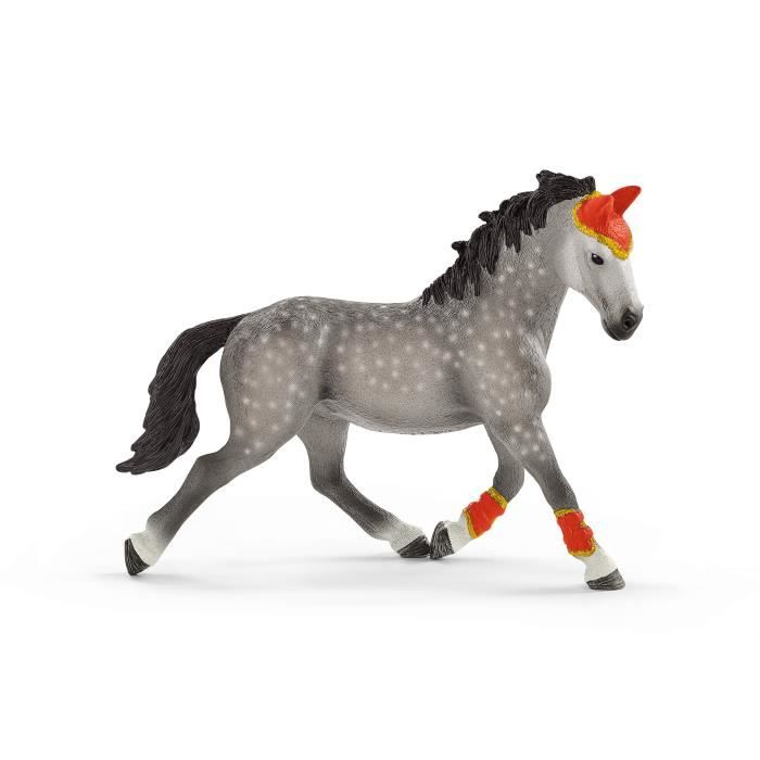 Coffret d’entraînement a la voltige de Mia coffret schleich avec 18 éléments inclus dont 1 cheval schleich et 2