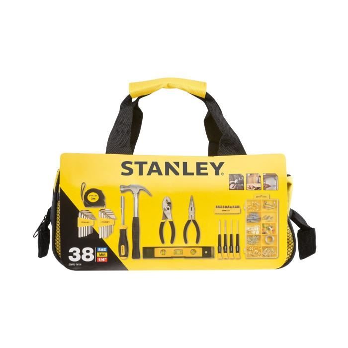 Coffret d’outils - STANLEY - STMT0-74101 - 38 pieces - Métal - Noir