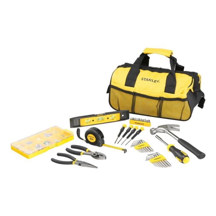 Coffret d’outils - STANLEY - STMT0-74101 - 38 pieces - Métal - Noir