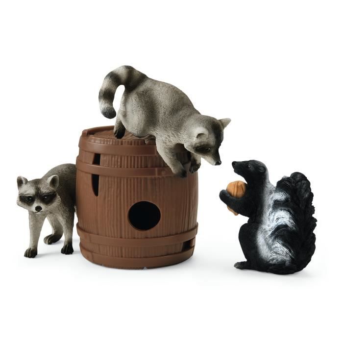 Coffret Jeux rigolos avec la noix figurines animaux sauvages Schleich 42596 Wild Life Pour enfant des 3 ans