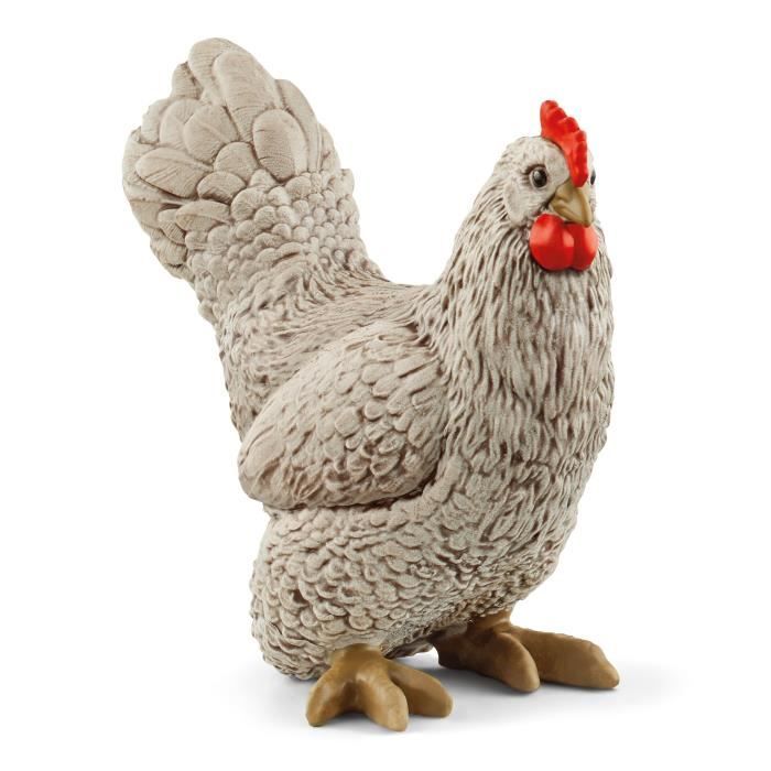 Coffret Poulailler Mobile SCHLEICH - Farm World - Avec 1 coq 1 poulet 1 poussin et des oeufs