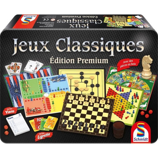 Coffret Premium Boite Métal - Jeux de Société - SCHMIDT SPIELE - Découvrez une sélection premium de jeux