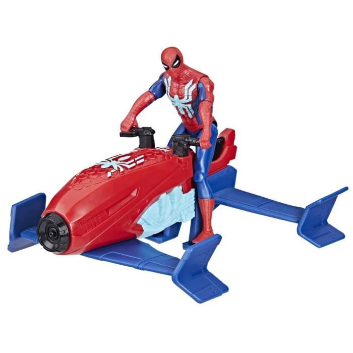 Coffret Spider-Man Hydro-Jet figurine avec véhicule Marvel Spider-Man Epic Hero Series Web Splashers