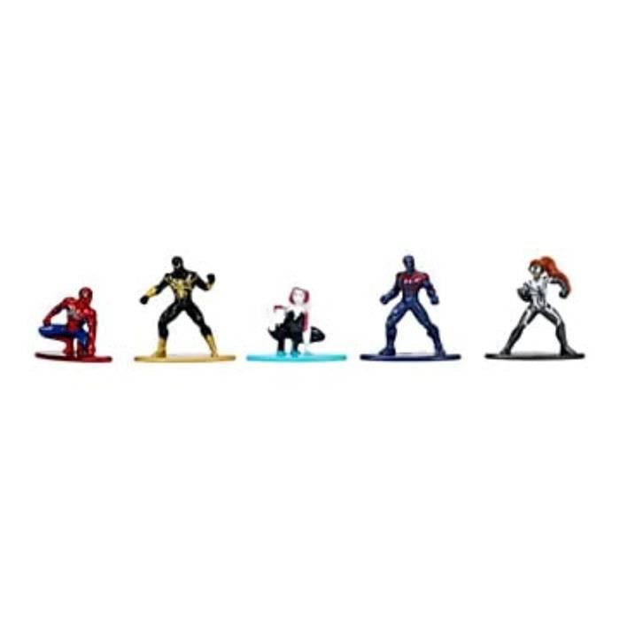 Coffret Spiderman - SIMBA.DICKIE.GROUP - 18 figurines 4cm en métal - Multicolore - Blanc - Enfant