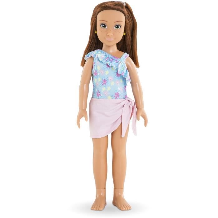 Coffret Zoé a la plage - COROLLE GIRLS - Poupée mannequin - 5 accessoires - 28 cm - Des 4 ans