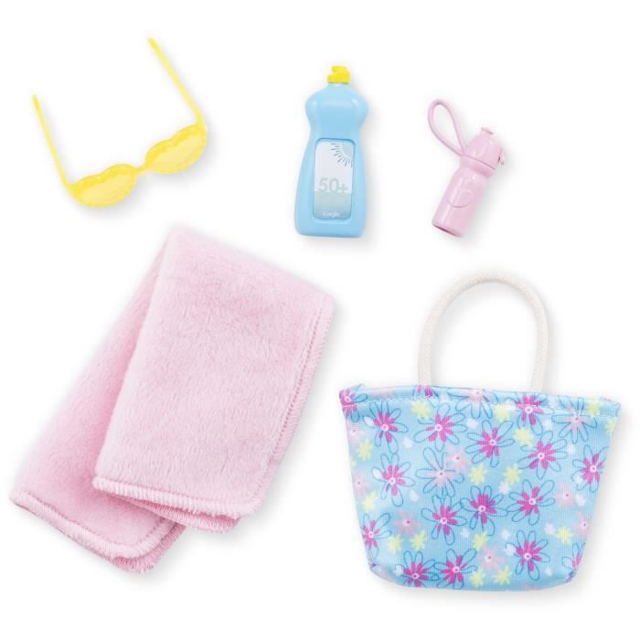 Coffret Zoé a la plage - COROLLE GIRLS - Poupée mannequin - 5 accessoires - 28 cm - Des 4 ans