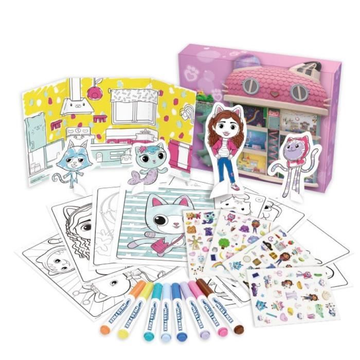 Coloriage - CRAYOLA - Color Wonder Activity Kit Gabby’s Dollhouse - Coffret d’activités colorées! Des 3 ans