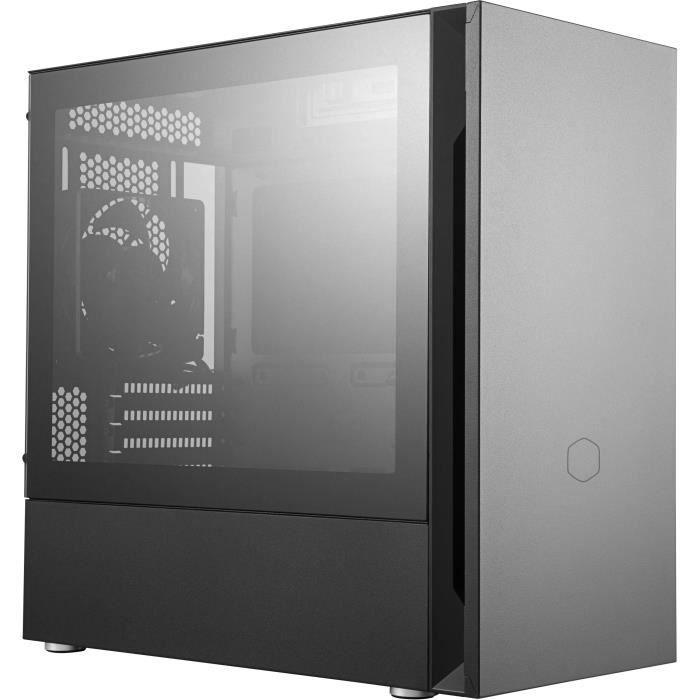 COOLER MASTER LTD BOITIER PC Silencio S400 - Noir - Verre trempé - Format Micro ATX (MCS-S400-KG5N-S00) - Paloma Tech