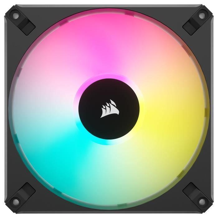 CORSAIR - AF140 RGB ELITE - Ventilateurs AF ELITE Series - 140mm - AirGuide - Pack de deux - Noir - (CO-9050156-WW) - Paloma Tech