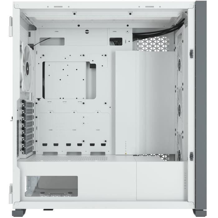 CORSAIR Boîtier PC iCUE 7000X RGB Verre Trempé - Blanc (CC-9011227-WW) - Paloma Tech