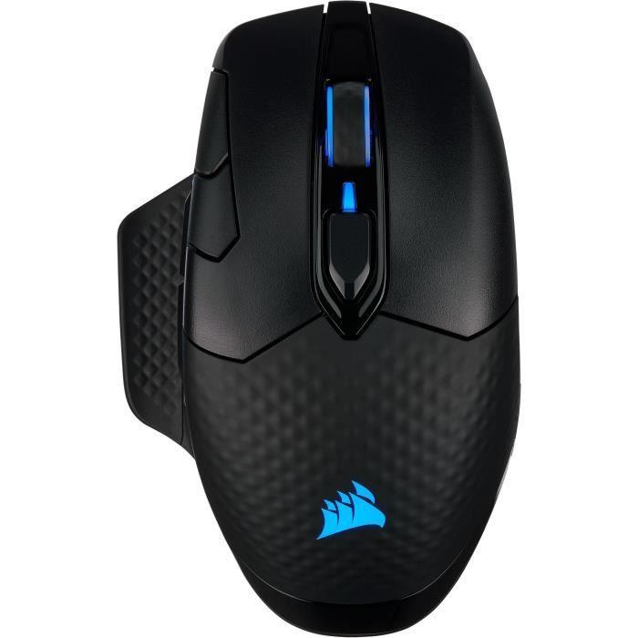 CORSAIR Souris gamer DARK CORE RGB PRO - 18 000 DPI - LED RGB - Optique (CH-9315411-EU) - Paloma Tech